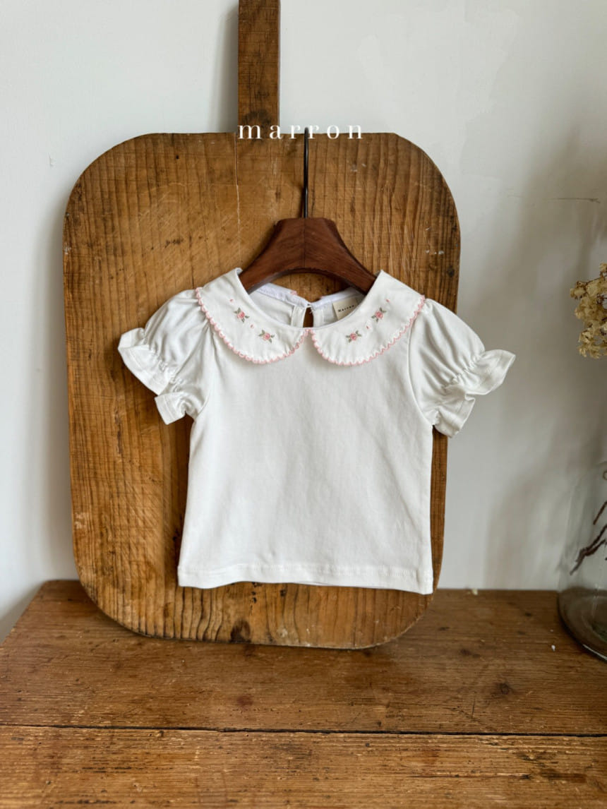 Marron Kid - Korean Baby Fashion - #babyboutiqueclothing - Rose Tee - 3