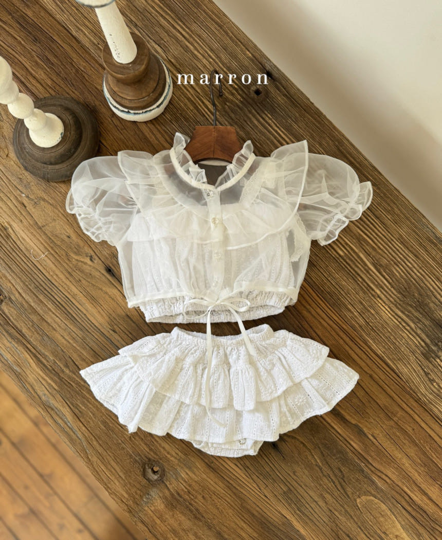 Marron Kid - Korean Baby Fashion - #babyclothing - Bebe Romantic Cardigan - 11