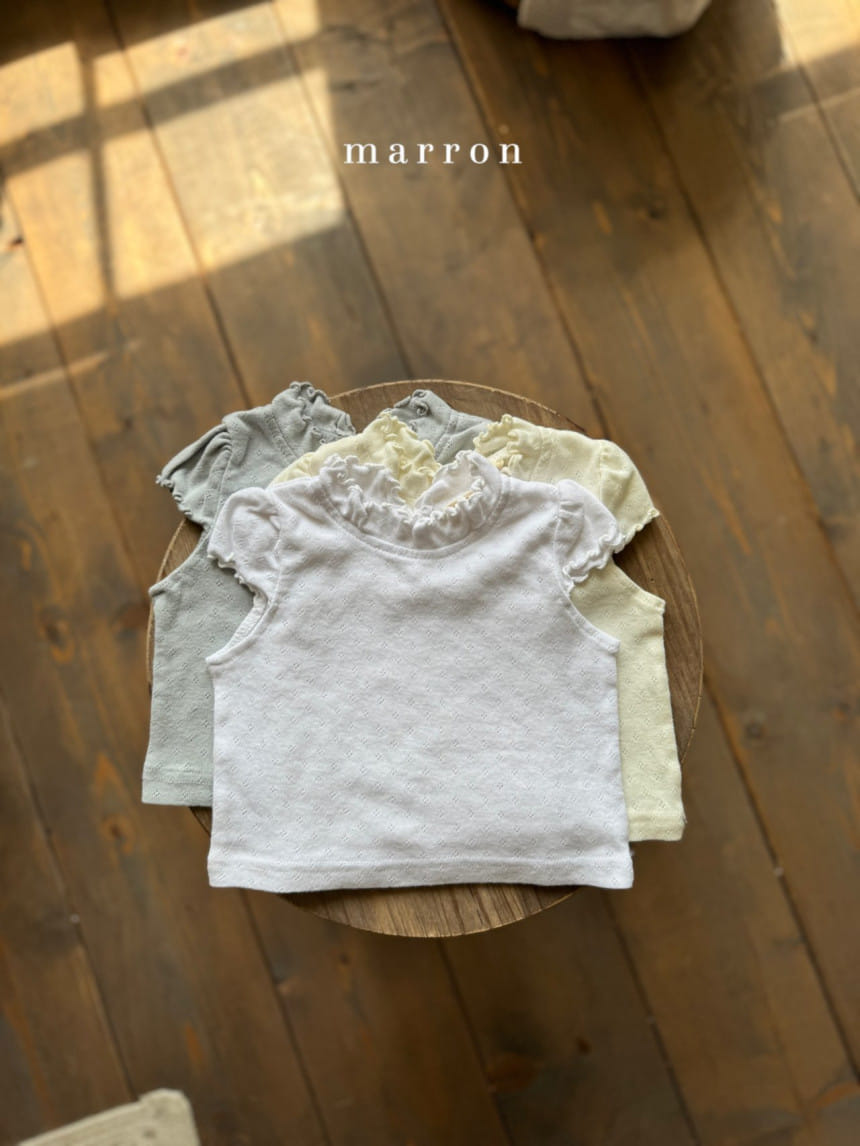 Marron Kid - Korean Baby Fashion - #babyfever - Pansy Tee - 4