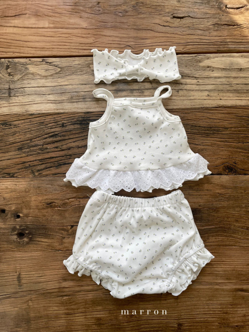 Marron Kid - Korean Baby Fashion - #babyoninstagram - Bebe Lala Top Bottom Set - 9