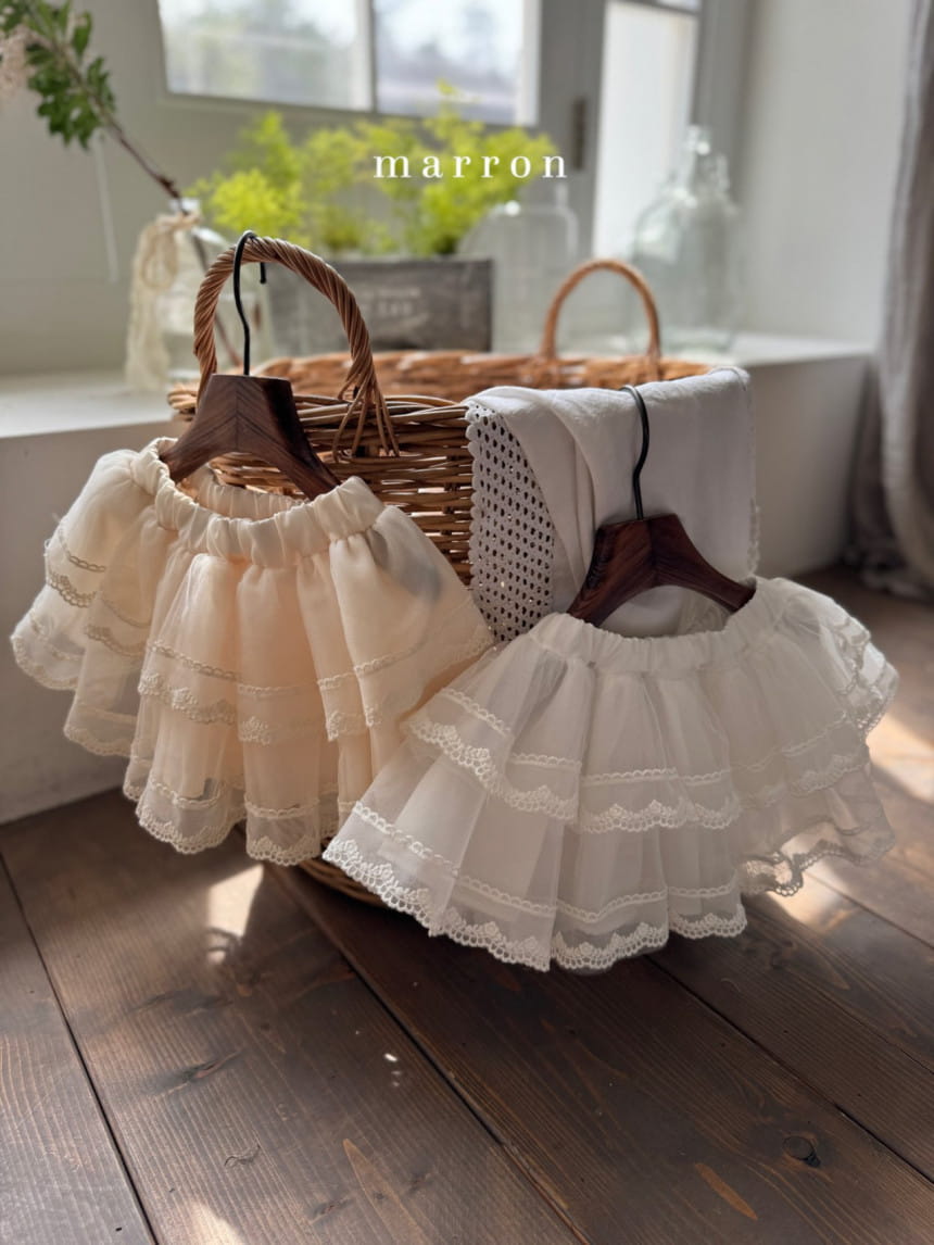 Marron Kid - Korean Children Fashion - #prettylittlegirls - Ayden Skirt