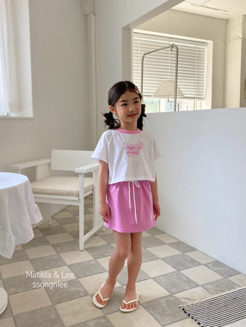 Matilda & Lee - Korean Children Fashion - #kidzfashiontrend - Heart Bbing Skirt - 4