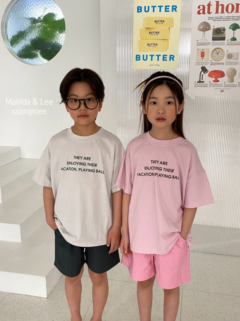 Matilda & Lee - Korean Children Fashion - #Kfashion4kids - Initial Tee - 3