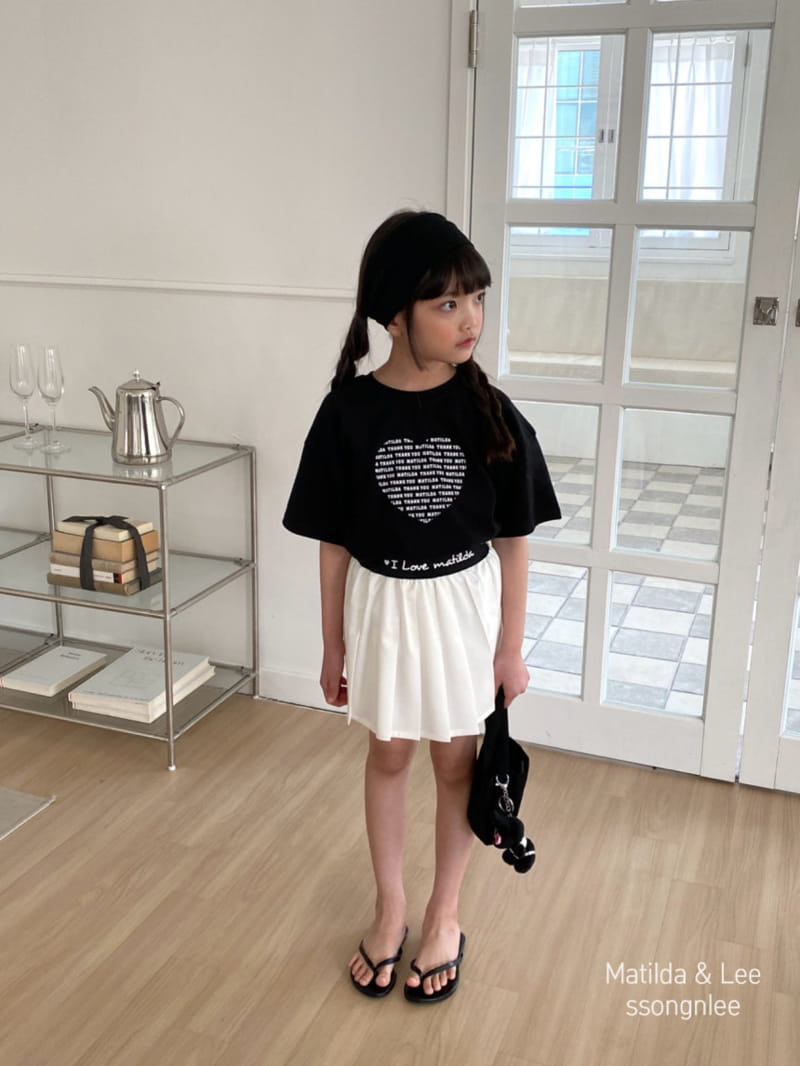 Matilda & Lee - Korean Children Fashion - #Kfashion4kids - Lettering Color Wrinkle Skirt - 11