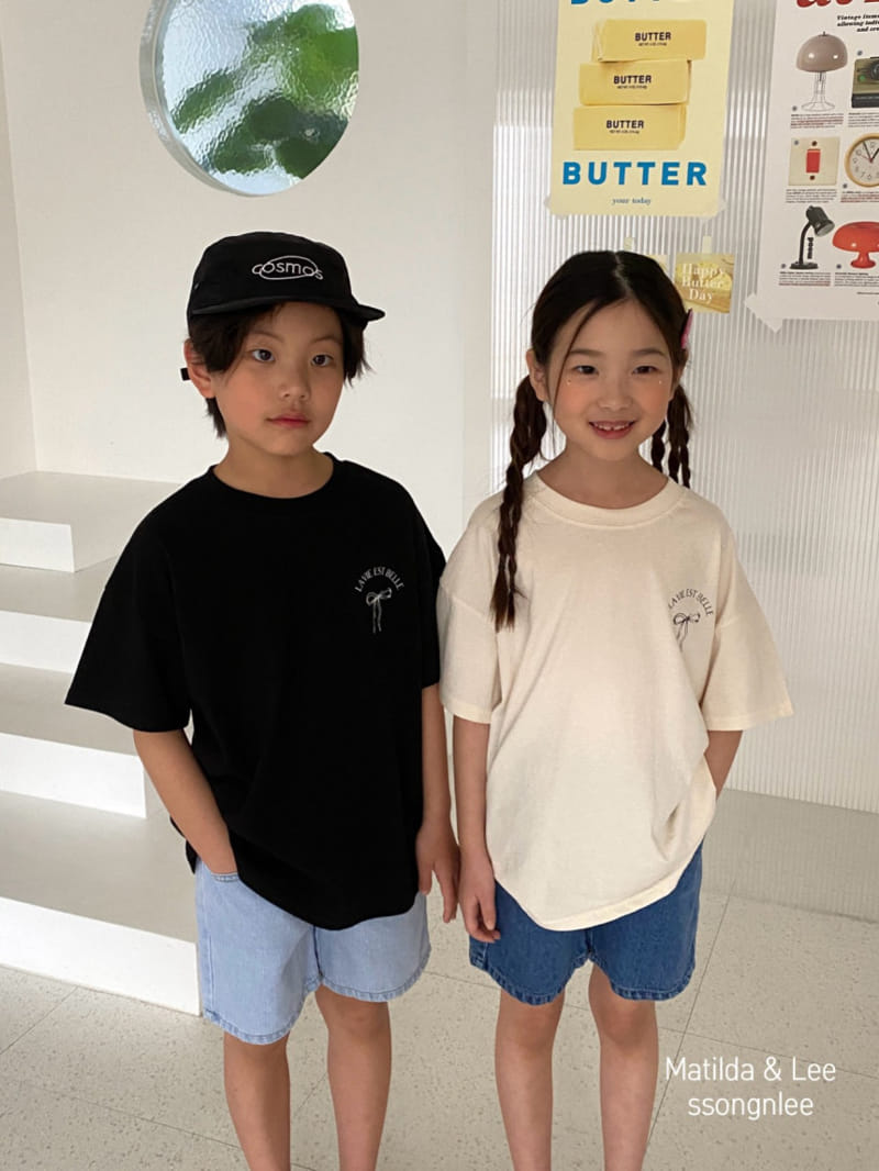 Matilda & Lee - Korean Children Fashion - #Kfashion4kids - Lavie Ribbon Tee - 6