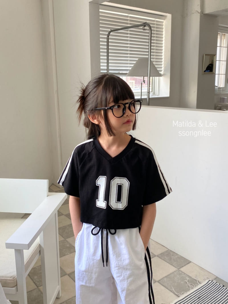 Matilda & Lee - Korean Children Fashion - #Kfashion4kids - Two Line Crop Tee