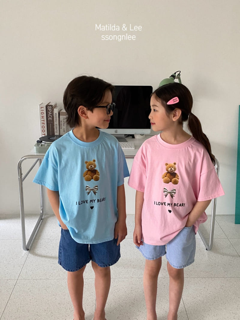 Matilda & Lee - Korean Children Fashion - #Kfashion4kids - Ribbon Bear Jensa Tee - 11