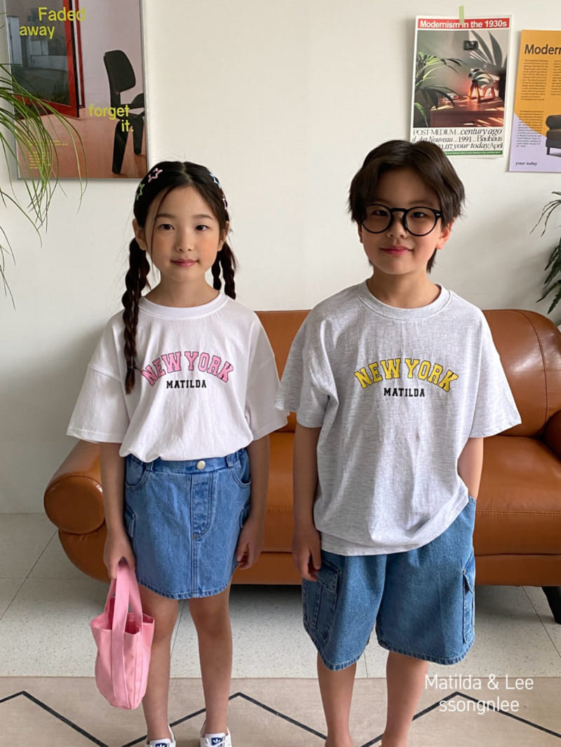 Matilda & Lee - Korean Children Fashion - #Kfashion4kids - Cargo Denim Skirt - 5