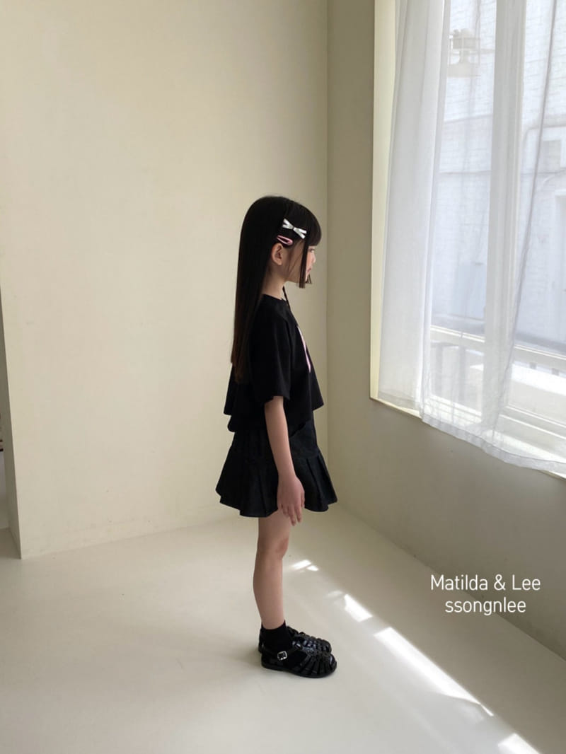 Matilda & Lee - Korean Children Fashion - #Kfashion4kids - Ribbon Jensa Crop Tee - 9