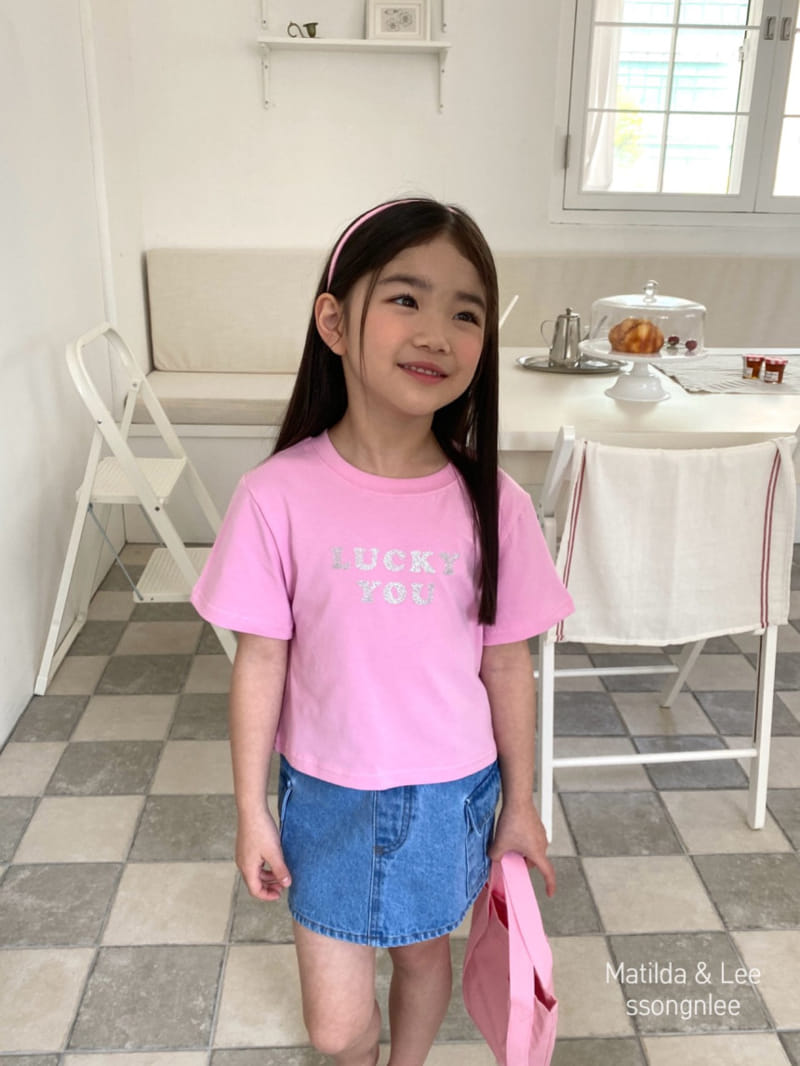 Matilda & Lee - Korean Children Fashion - #Kfashion4kids - Pearl Crop Tee - 6