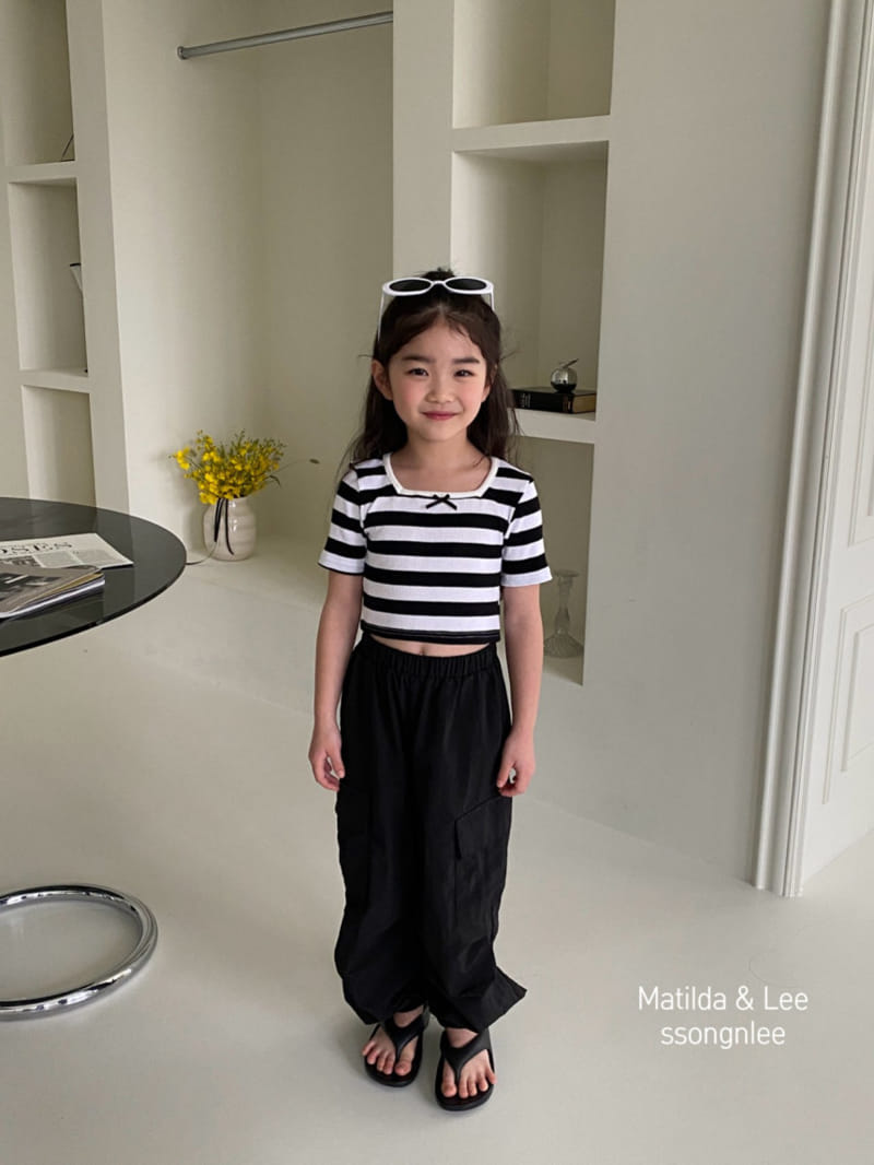 Matilda & Lee - Korean Children Fashion - #Kfashion4kids - ST Crop Rib Tee - 2