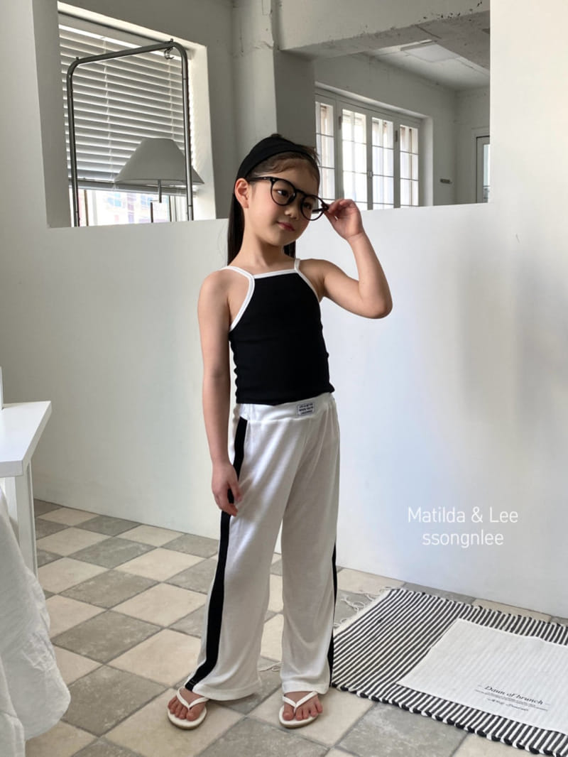 Matilda & Lee - Korean Children Fashion - #childofig - Label Rib Color Pants - 5