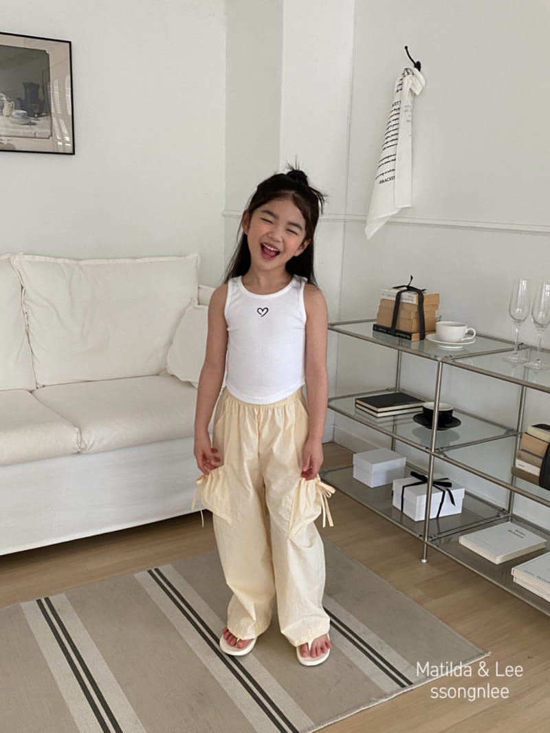 Matilda & Lee - Korean Children Fashion - #childofig - Ribbon Pocket Pants - 2