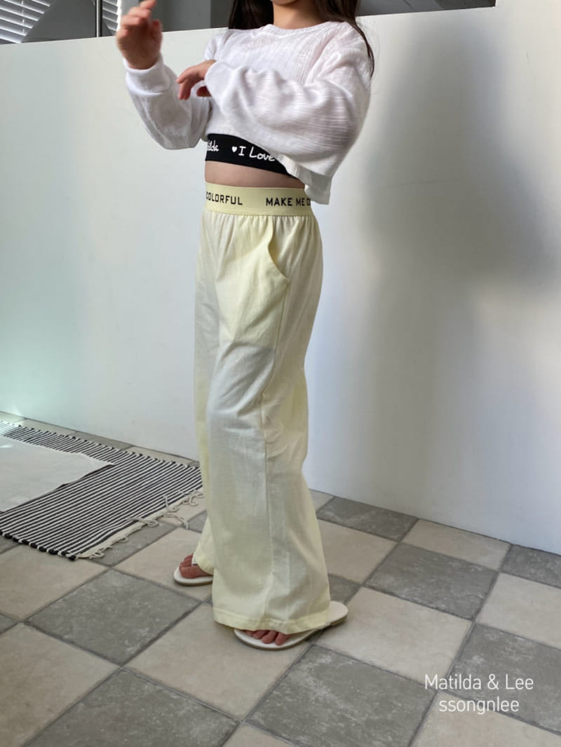 Matilda & Lee - Korean Children Fashion - #childofig - Summer Make Band Pants