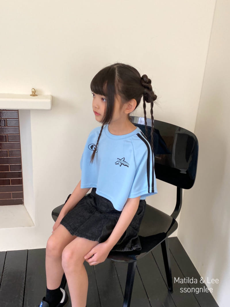 Matilda & Lee - Korean Children Fashion - #childofig - Mesh Tape Crop Tee - 7