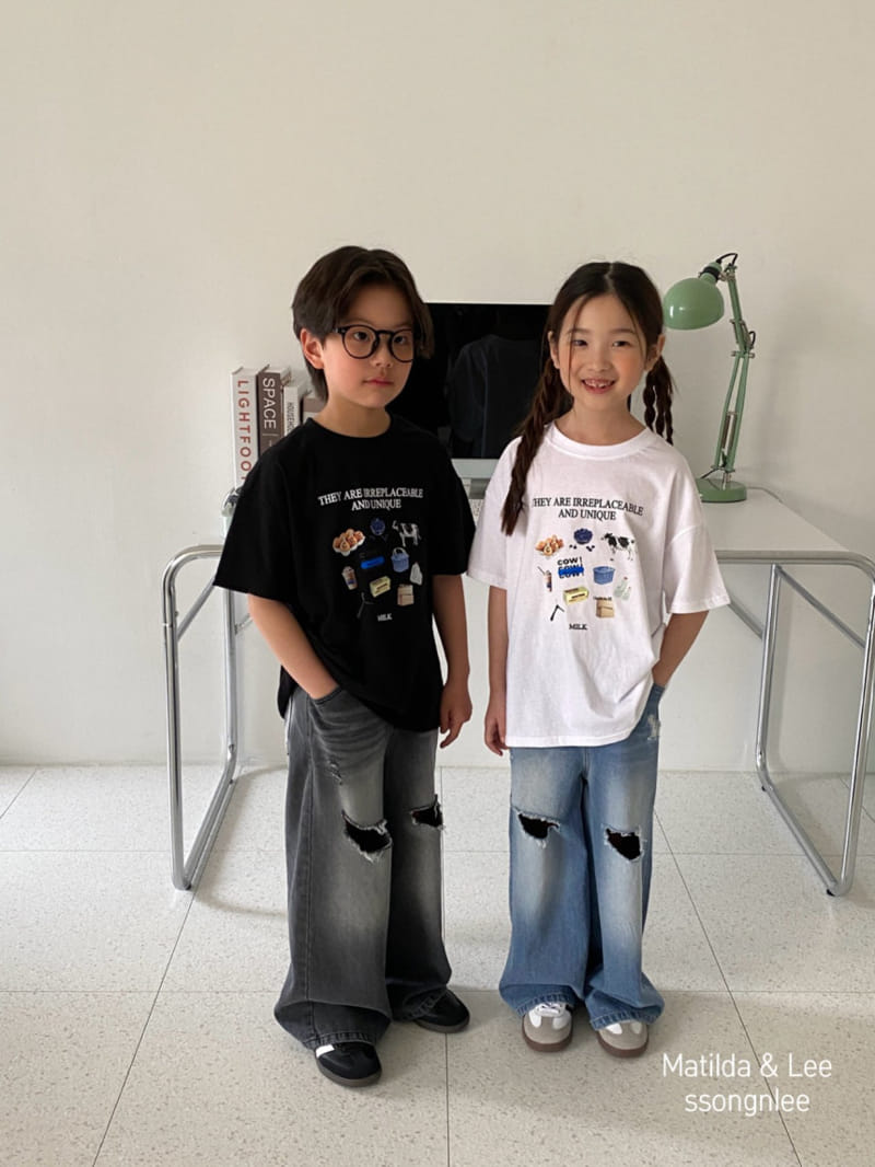 Matilda & Lee - Korean Children Fashion - #childofig - Milk Jensa Tee - 4