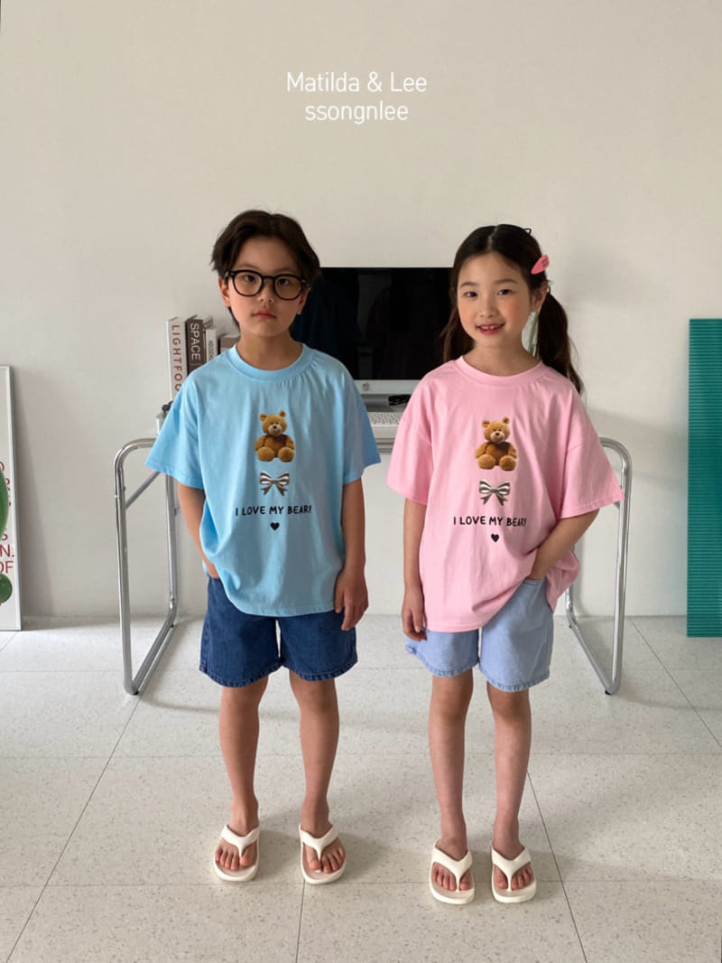 Matilda & Lee - Korean Children Fashion - #childofig - Ribbon Bear Jensa Tee - 3