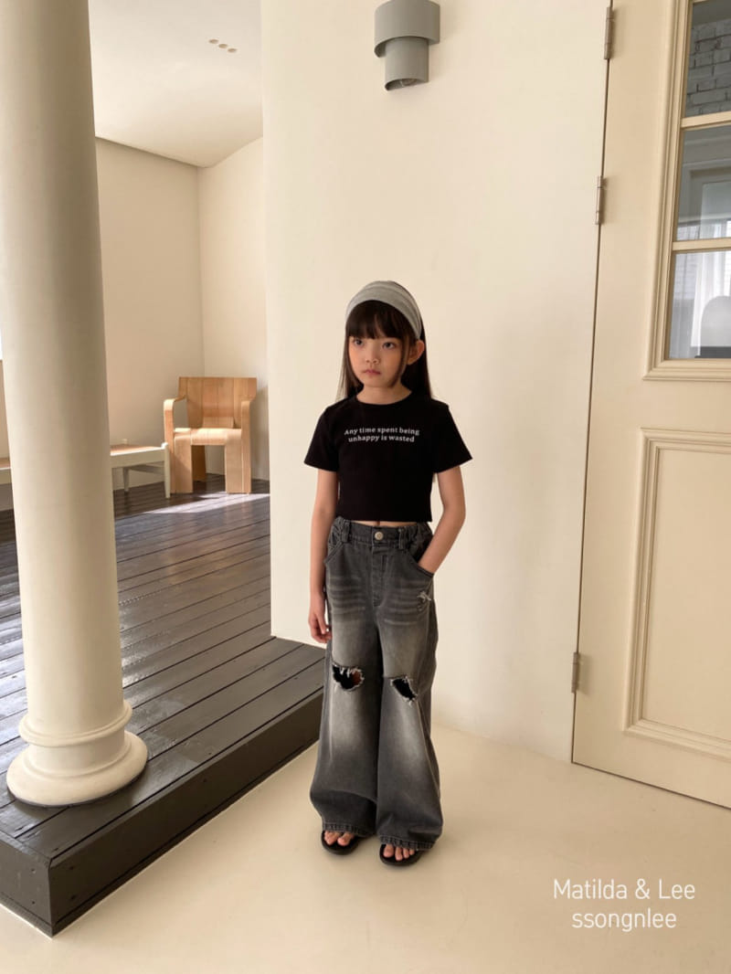 Matilda & Lee - Korean Children Fashion - #childofig - Any Time Crop Tee - 11