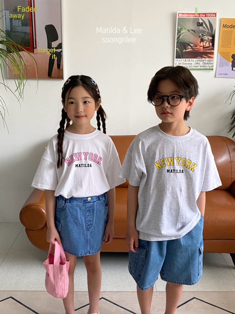 Matilda & Lee - Korean Children Fashion - #childofig - Cargo Denim Skirt - 11