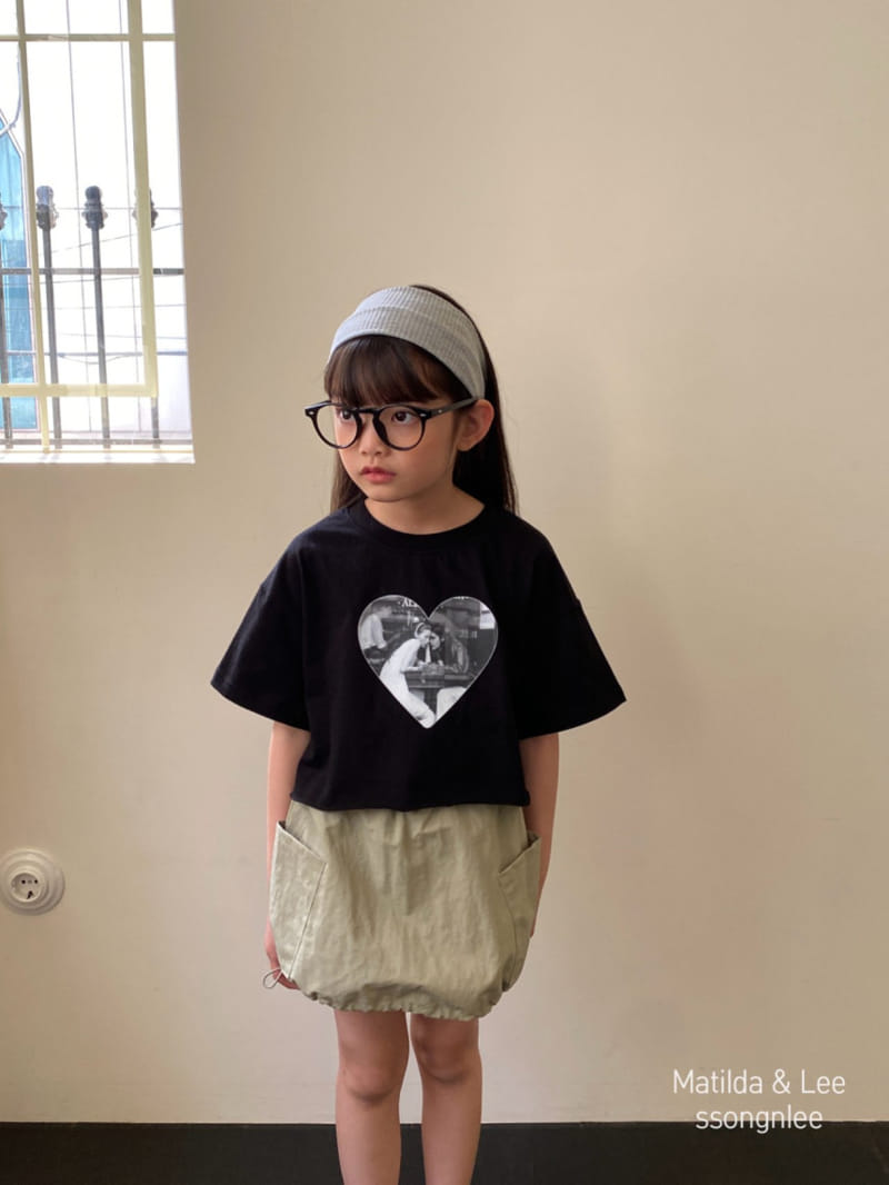 Matilda & Lee - Korean Children Fashion - #childofig - Heart Crop Tee - 5