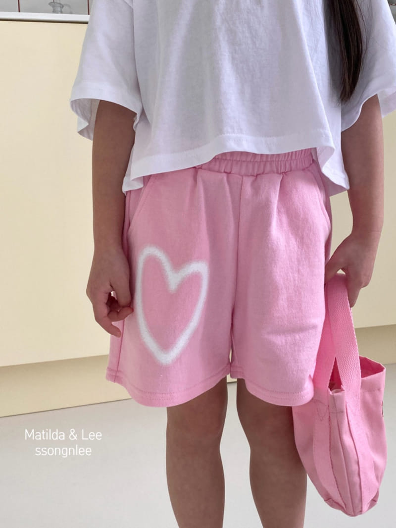 Matilda & Lee - Korean Children Fashion - #childofig - Heart Shorts