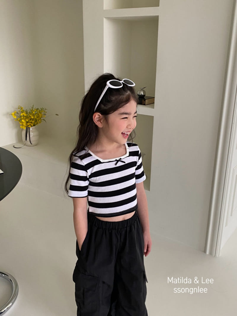 Matilda & Lee - Korean Children Fashion - #childofig - ST Crop Rib Tee - 10