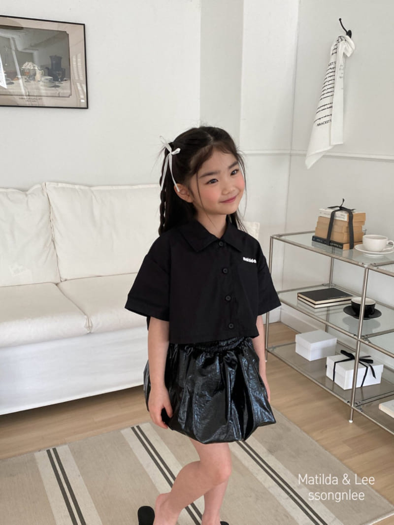 Matilda & Lee - Korean Children Fashion - #childrensboutique - Matilda Crop Shirt - 10