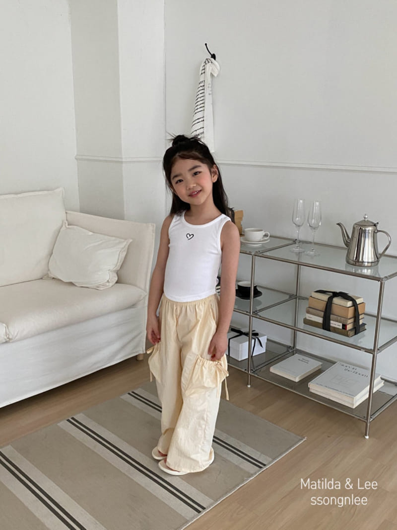 Matilda & Lee - Korean Children Fashion - #childrensboutique - Ribbon Pocket Pants - 3