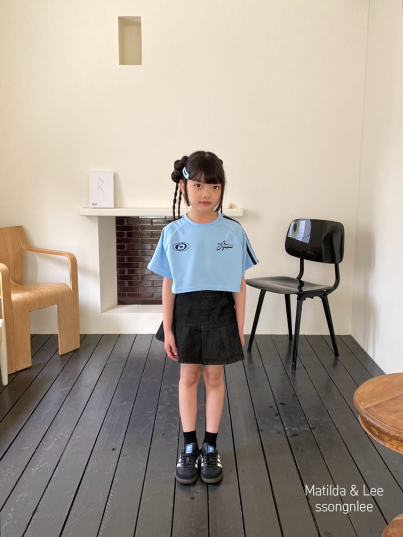 Matilda & Lee - Korean Children Fashion - #childrensboutique - Mesh Tape Crop Tee - 8