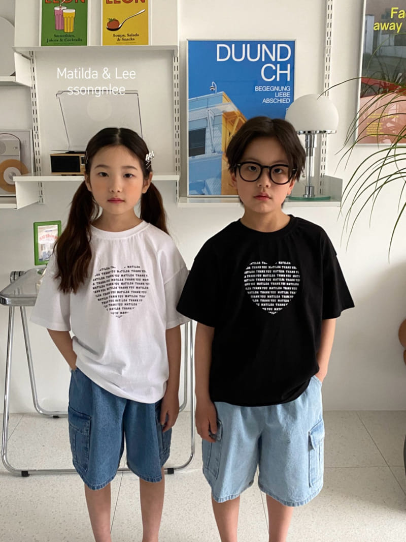 Matilda & Lee - Korean Children Fashion - #childrensboutique - Matilda Heart Tee