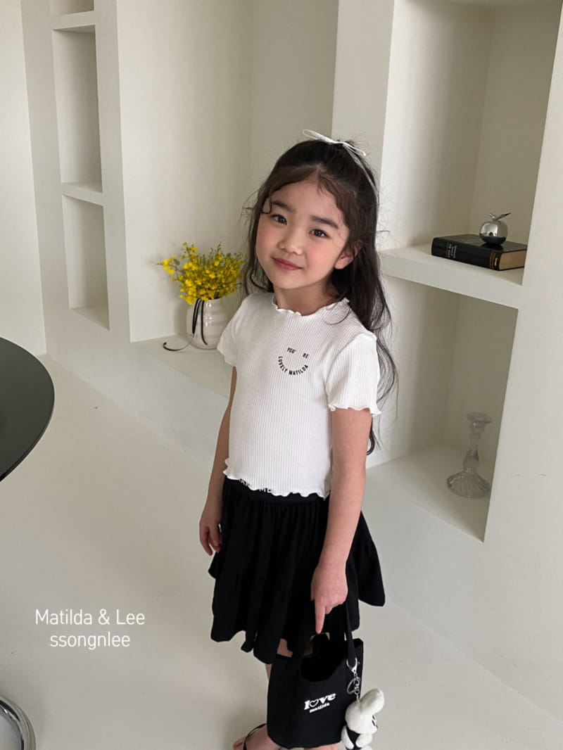 Matilda & Lee - Korean Children Fashion - #designkidswear - Lovely Rib Tee - 10