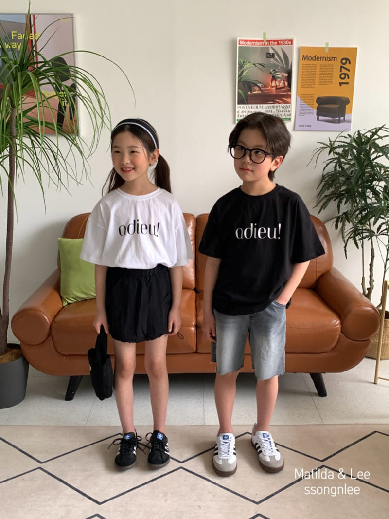 Matilda & Lee - Korean Children Fashion - #designkidswear - Adieu Tee - 7