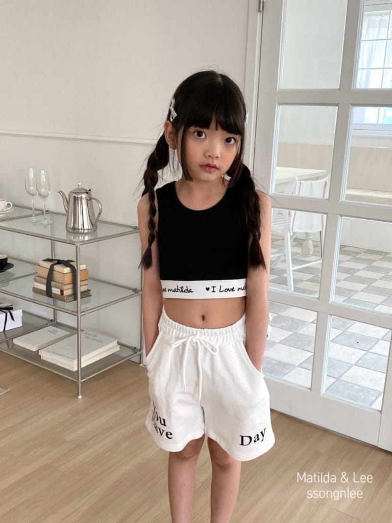 Matilda & Lee - Korean Children Fashion - #designkidswear - Matilda Banding Sleeveless Tee - 6