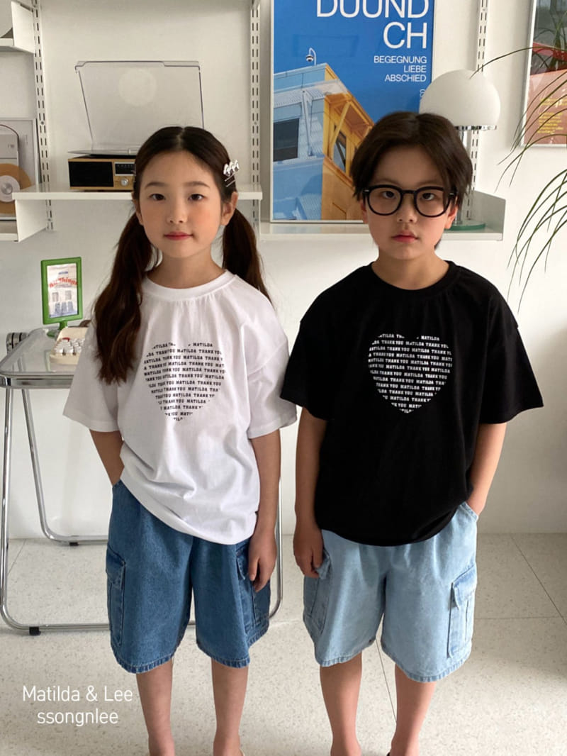 Matilda & Lee - Korean Children Fashion - #designkidswear - Matilda Heart Tee - 2