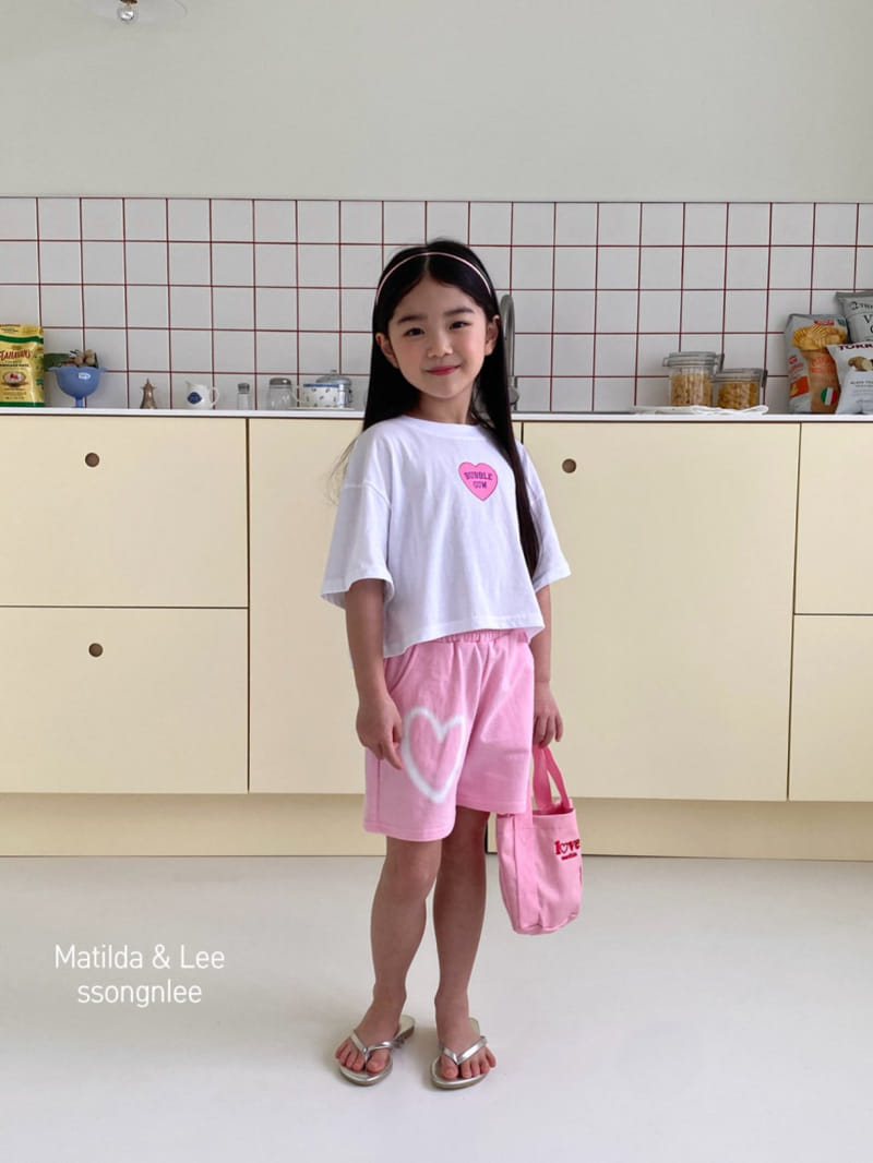 Matilda & Lee - Korean Children Fashion - #childrensboutique - Heart Shorts - 4