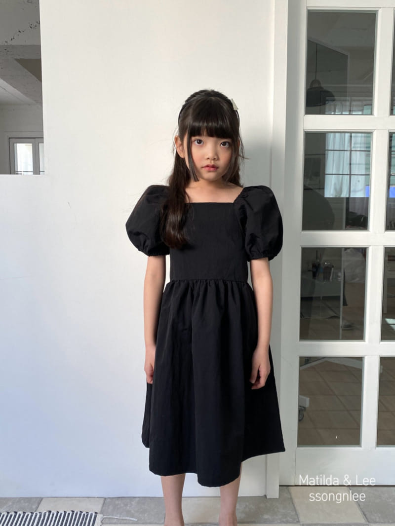 Matilda & Lee - Korean Children Fashion - #discoveringself - Puff One-Piece - 5