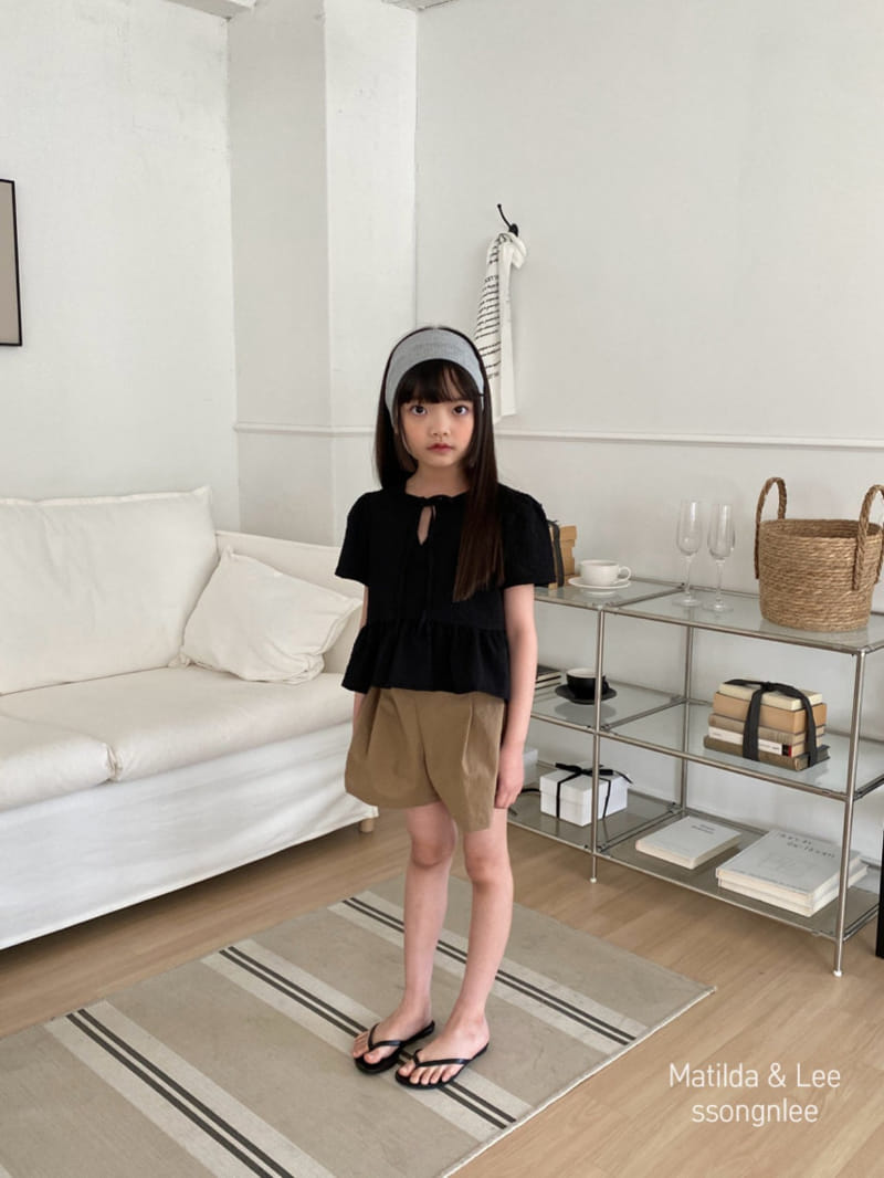 Matilda & Lee - Korean Children Fashion - #designkidswear - Wrinkle Shorts - 4