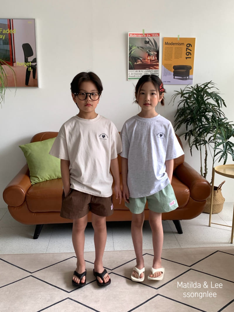 Matilda & Lee - Korean Children Fashion - #discoveringself - Alpha Heart Tee