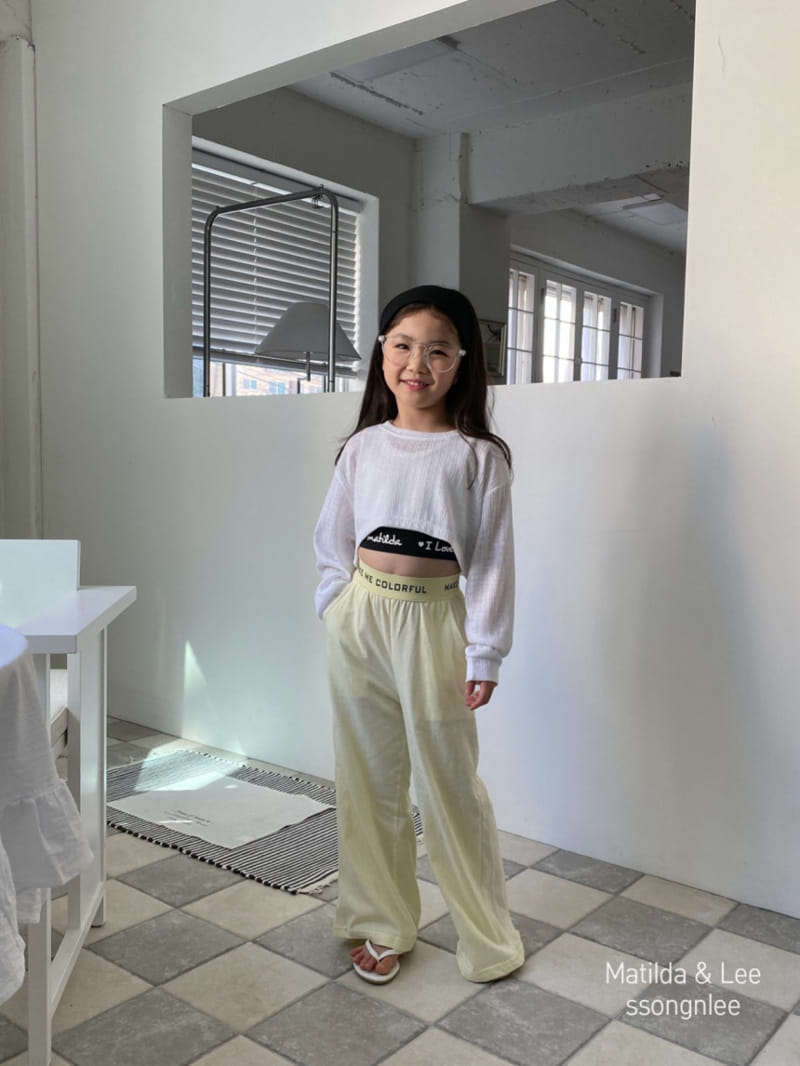 Matilda & Lee - Korean Children Fashion - #designkidswear - Summer Make Band Pants - 4