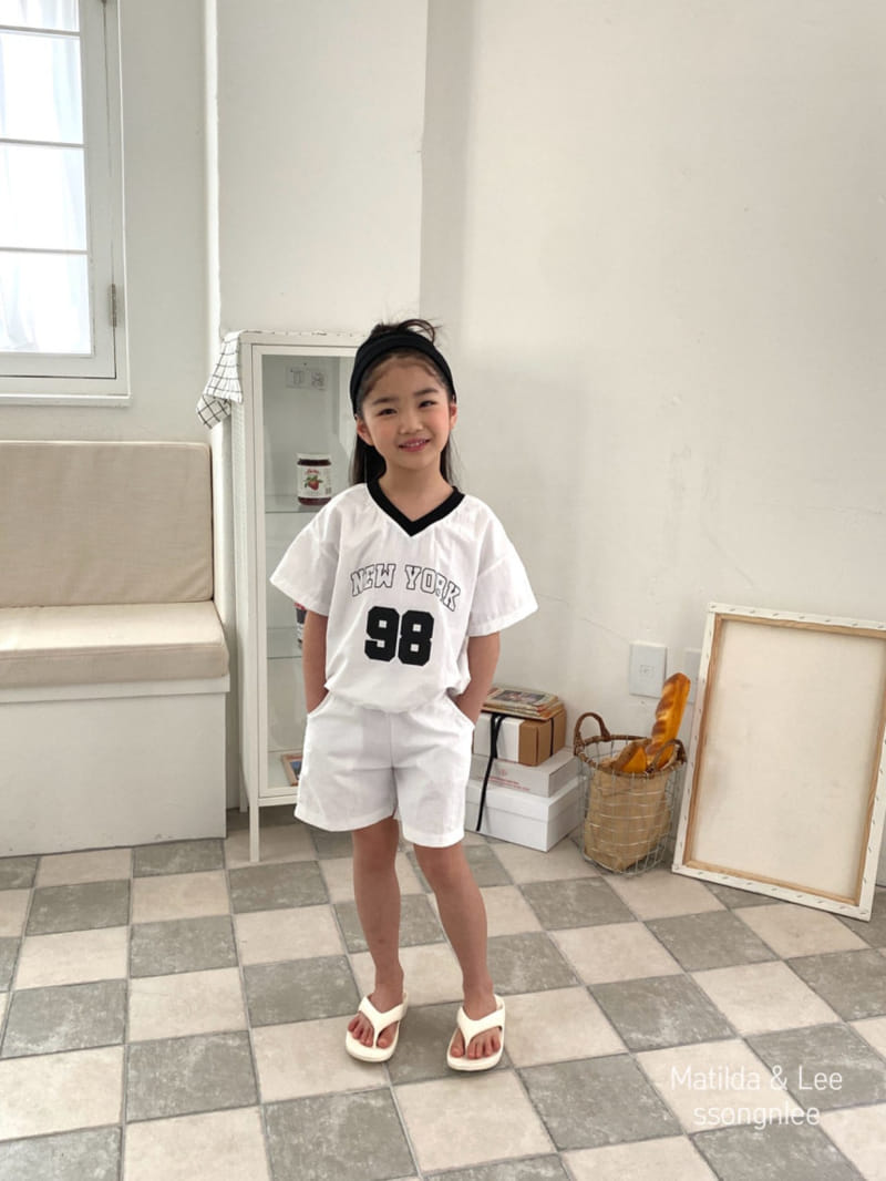 Matilda & Lee - Korean Children Fashion - #discoveringself - 98 New York Top Bottom Set - 2