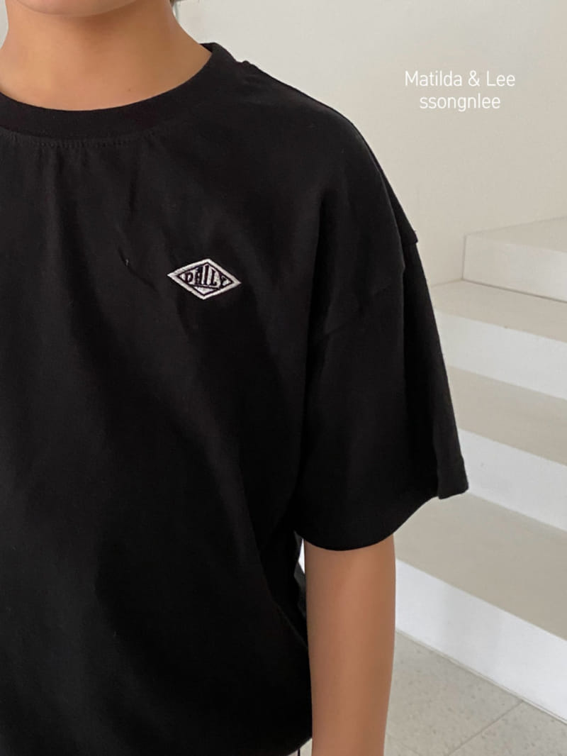 Matilda & Lee - Korean Children Fashion - #discoveringself - Daily Embroidery Tee