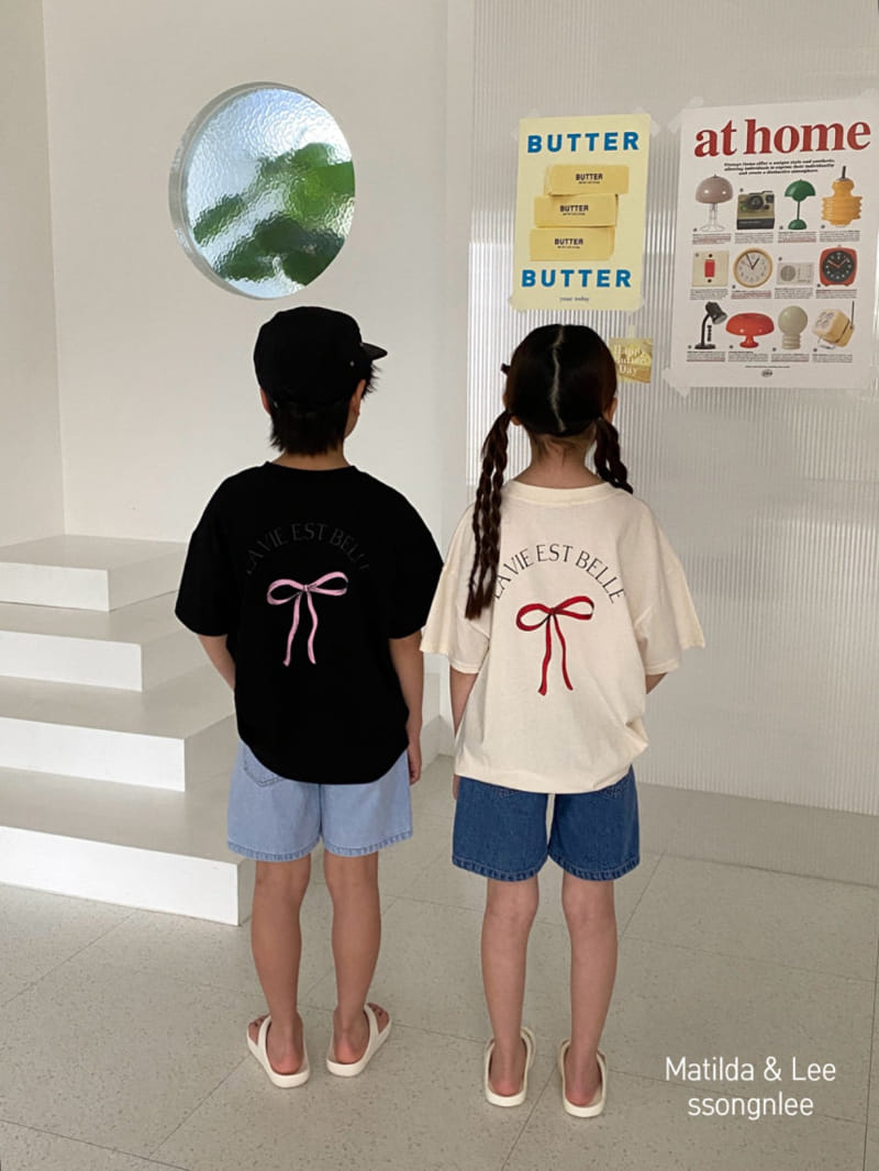 Matilda & Lee - Korean Children Fashion - #discoveringself - Lavie Ribbon Tee