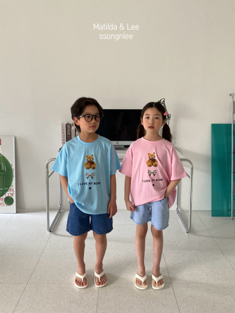 Matilda & Lee - Korean Children Fashion - #discoveringself - Ribbon Bear Jensa Tee - 6