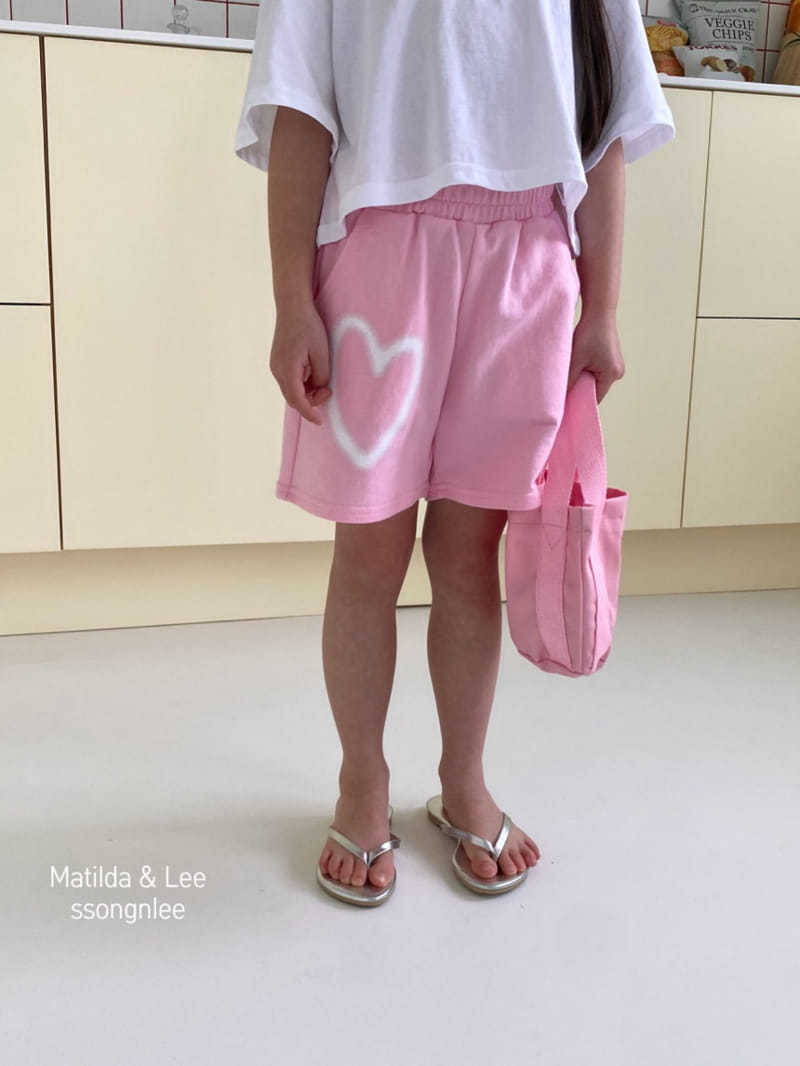 Matilda & Lee - Korean Children Fashion - #discoveringself - Heart Shorts - 5