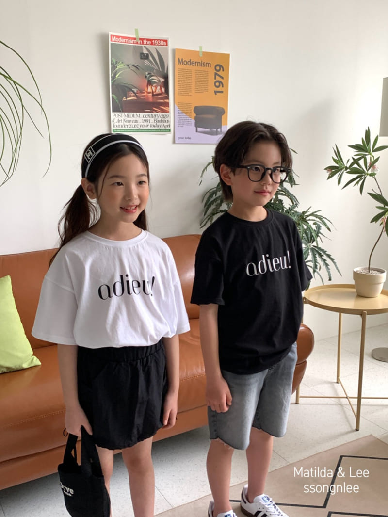 Matilda & Lee - Korean Children Fashion - #fashionkids - Adieu Tee - 9