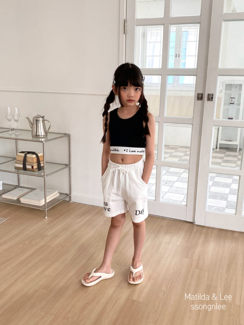 Matilda & Lee - Korean Children Fashion - #fashionkids - Matilda Banding Sleeveless Tee - 8