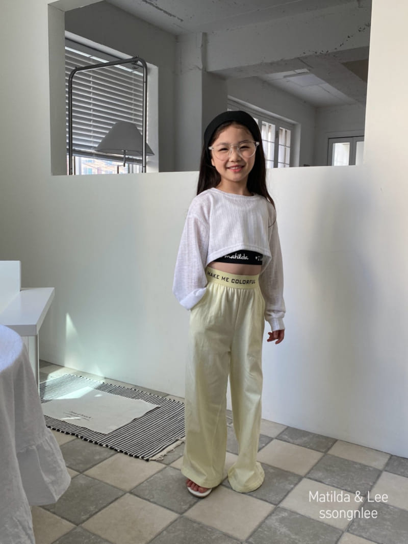 Matilda & Lee - Korean Children Fashion - #fashionkids - Summer Make Band Pants - 5