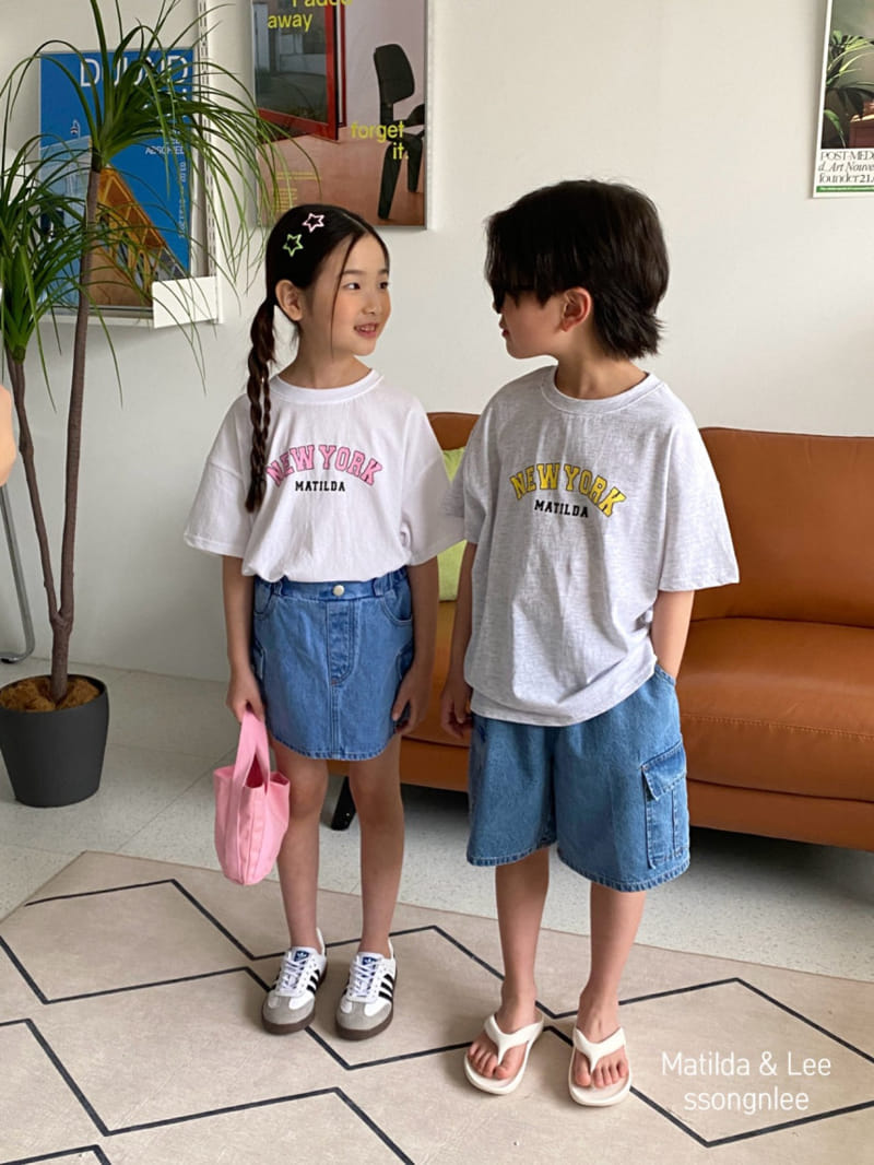 Matilda & Lee - Korean Children Fashion - #fashionkids - New York Short Sleeve Tee - 5