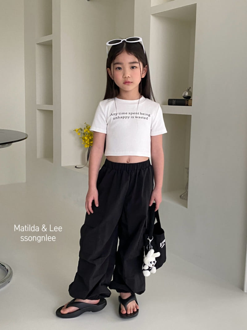 Matilda & Lee - Korean Children Fashion - #fashionkids - Any Time Crop Tee - 2