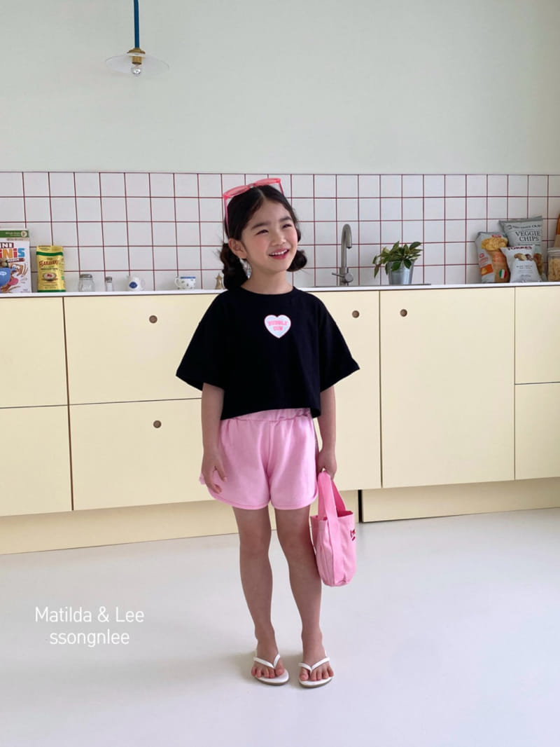 Matilda & Lee - Korean Children Fashion - #fashionkids - Bubble Heart Crop Tee - 7